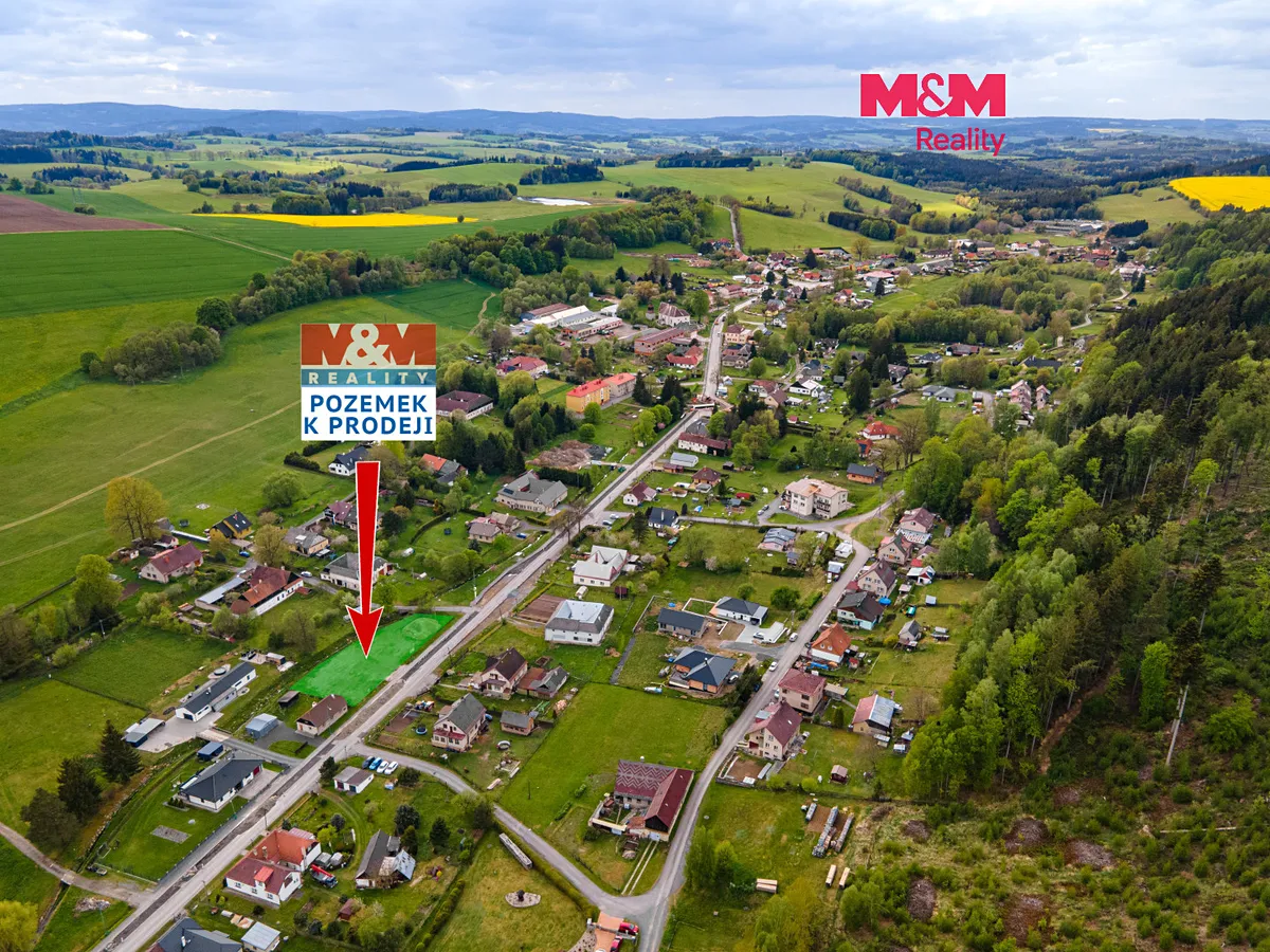 Prodej stavebního pozemku 1275 m²
